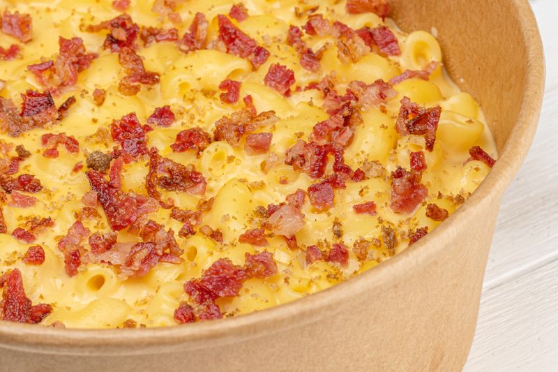 Mac and Cheese side at Wing Snob restaurant