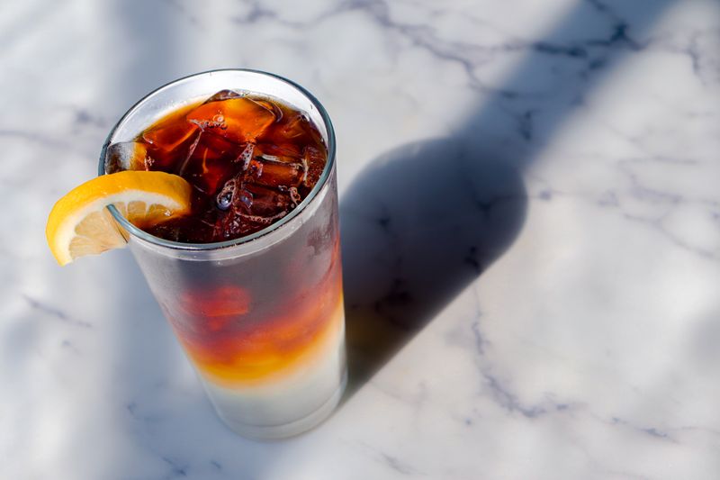 Iced Sweet Tea drink at Wing Snob Lansing